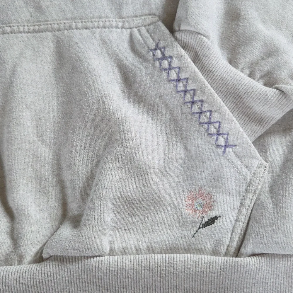 Vans Light Gray Hoodie with Embroidered Accents - Picture 5 of 9